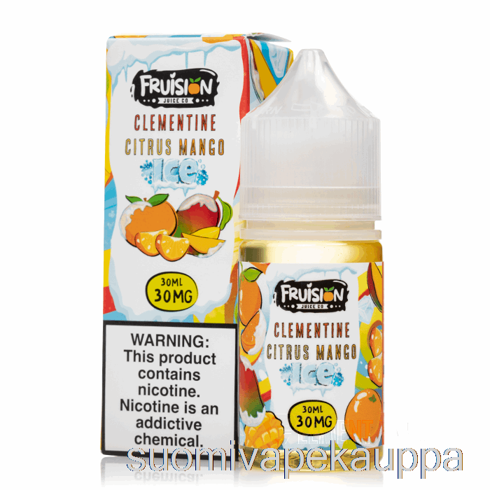 Vape Nesteet Iced Clementine Sitrushedelmä Mango - Fruision Suolat - 30ml 30mg